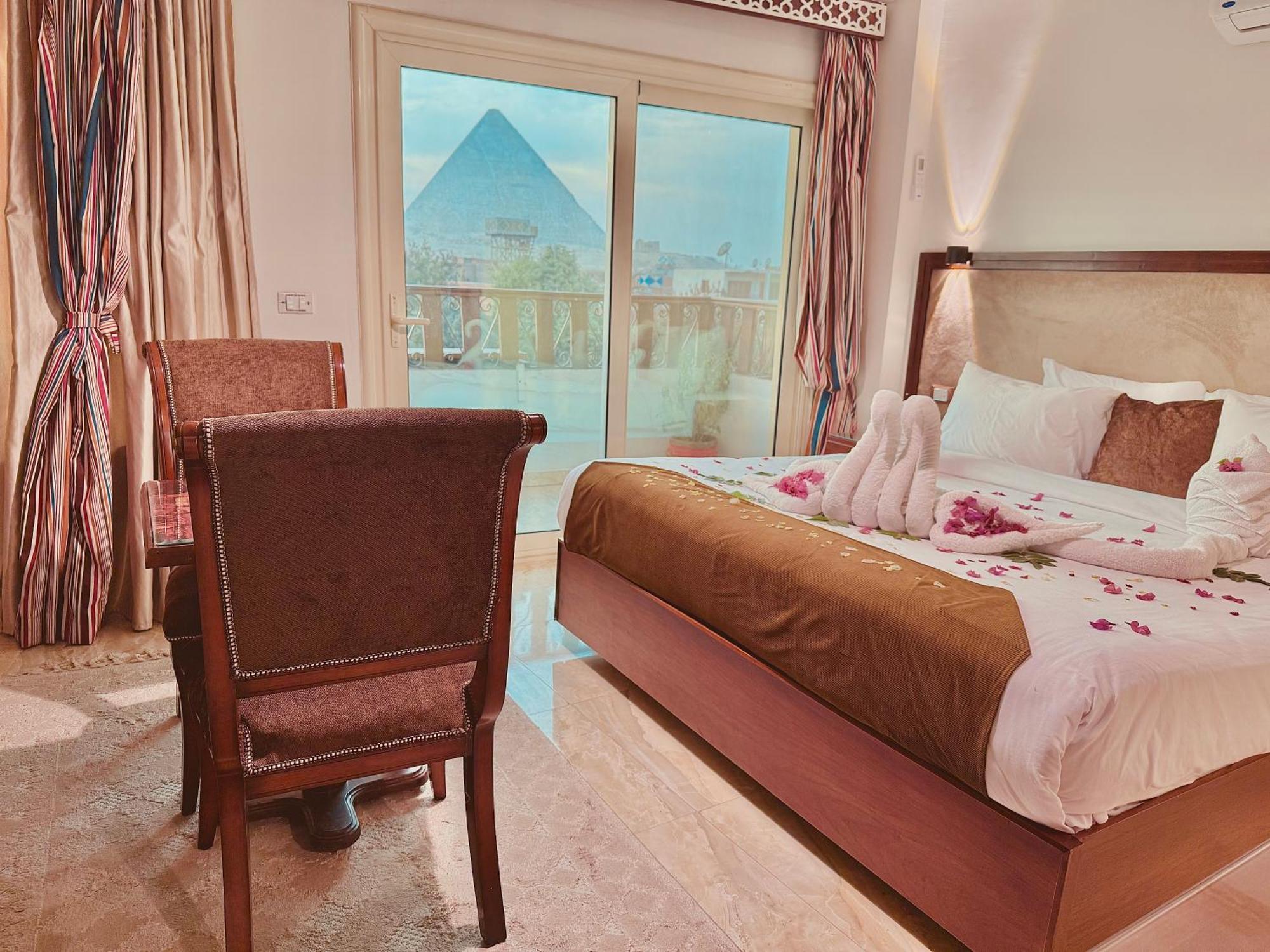 Flower Pyramids Inn Kafret el-Gabal Екстериор снимка