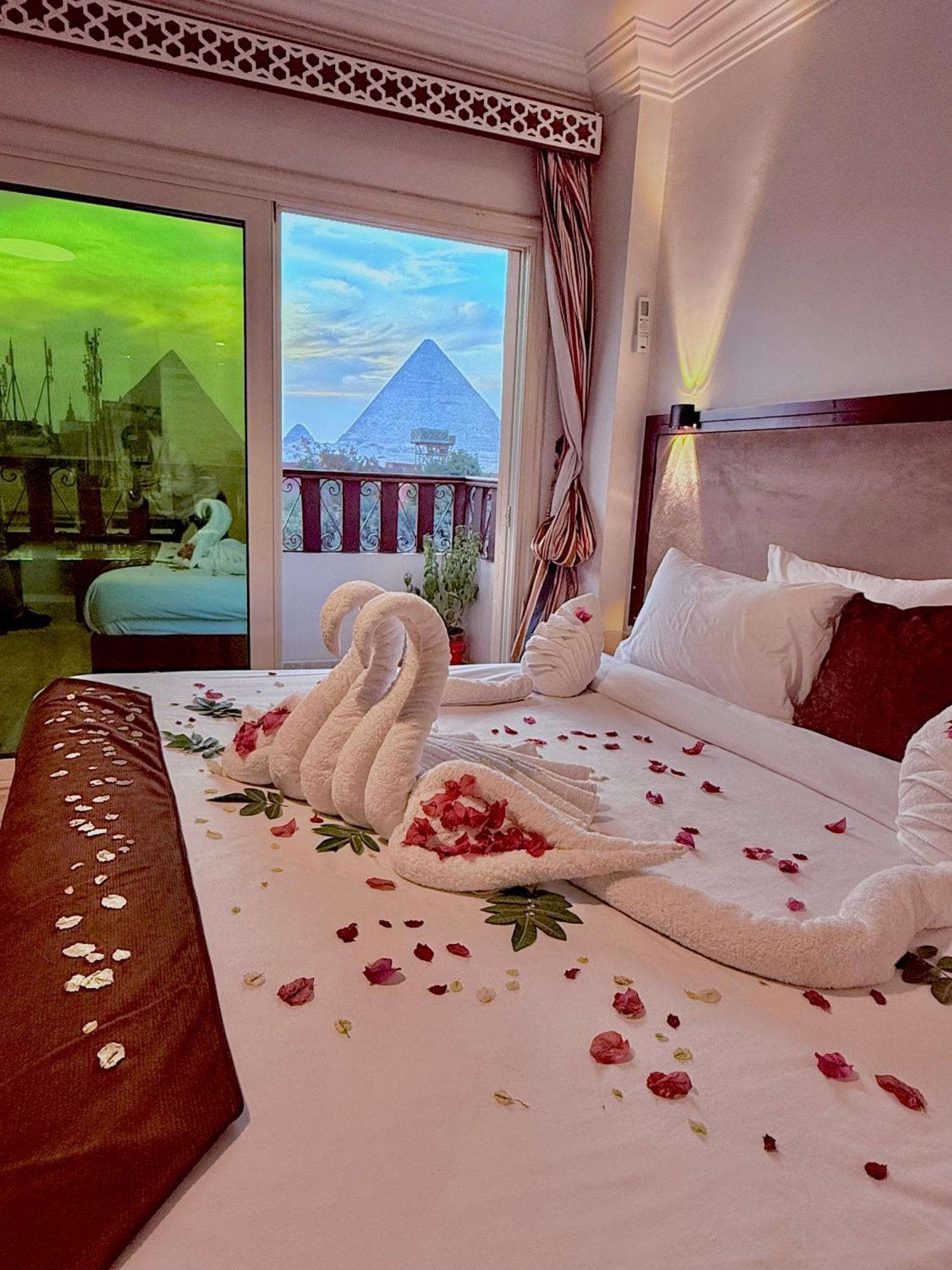 Flower Pyramids Inn Kafret el-Gabal Екстериор снимка